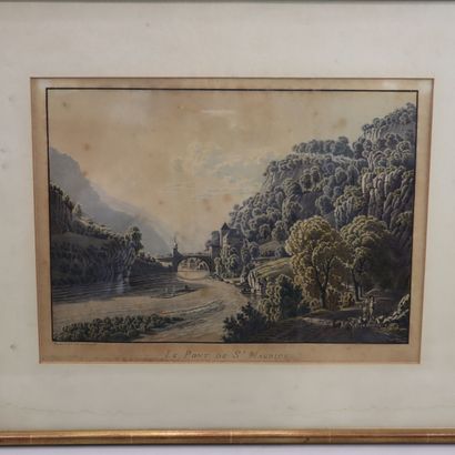Set of two engravings:
Interior of Nunneck's...
