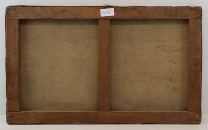 Set of two paintings including: 
R. MENAGER,...