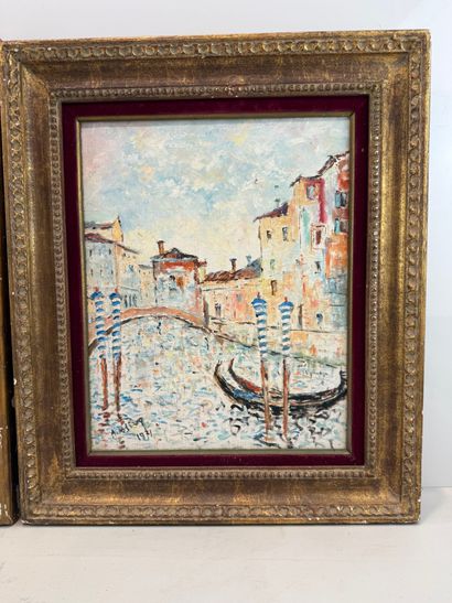 Set of two paintings including: 
RAYNAL 
View...