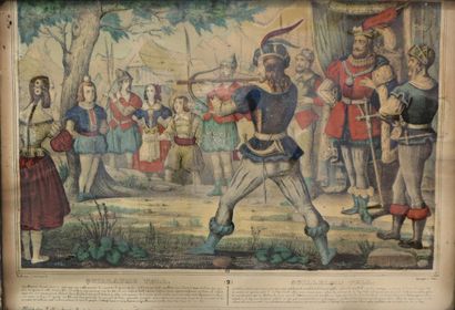 School of the 19th century. 
Set of two William...