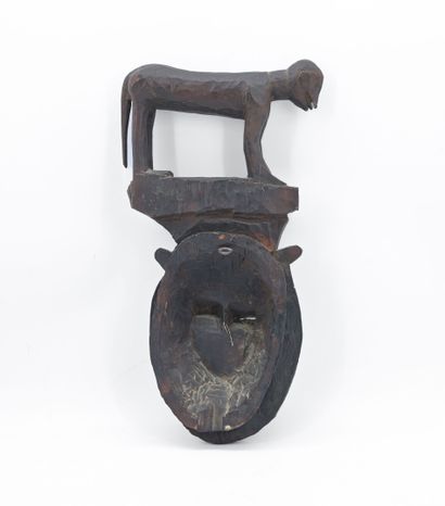 Ivory Coast
Yaoure mask in carved wood
Height:...