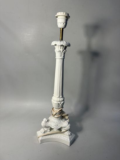 Christian Dior 
candlestick in white ceramics...