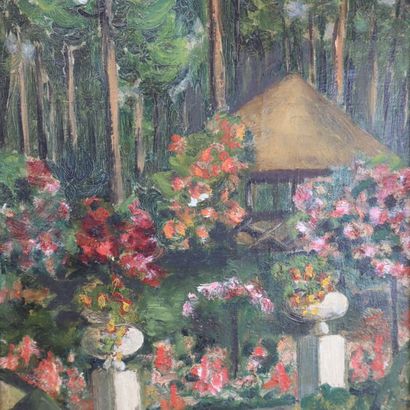 Mr. Hache ? 
The flower garden, Saint Brévin...