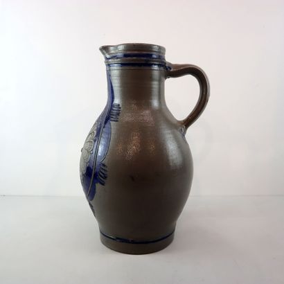 Alsace Betschdorf.
Large stoneware beer pitcher...