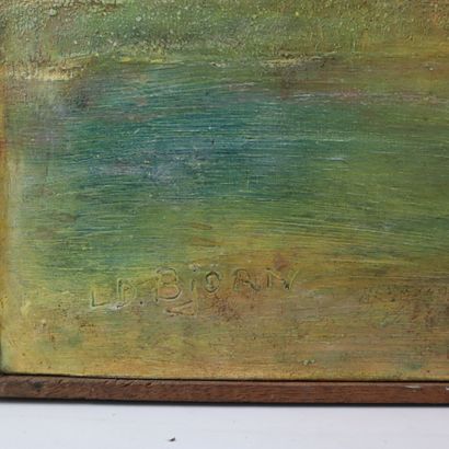 LD BJORN 
Landscape
Oil on canvas signed...