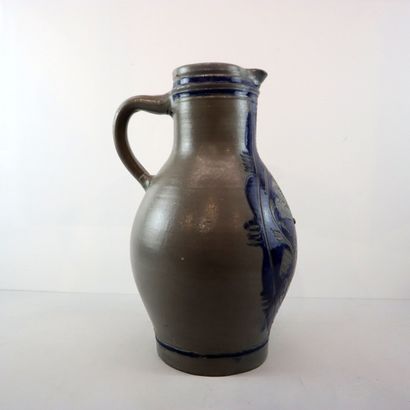 Alsace Betschdorf.
Large stoneware beer pitcher...