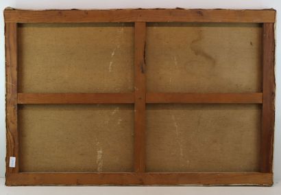 Set of two paintings including: 
R. MENAGER,...