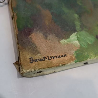 20th century French school.
Lot of two oils...