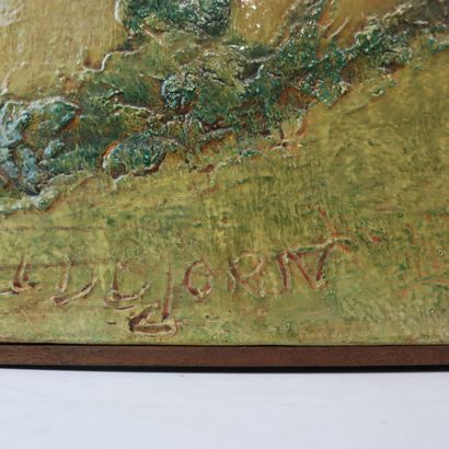 LD BJORN 
Landscape
Oil on canvas signed...