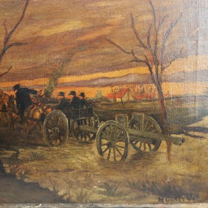 M. GENTY 
Back from the battlefield 
1941
Signed...
