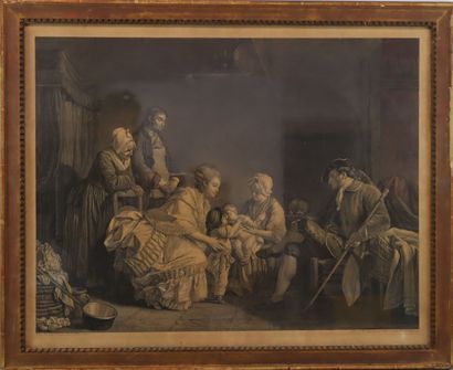 19th century school.
After Étienne Aubry...