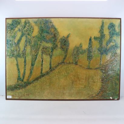 LD BJORN 
Landscape
Oil on canvas signed...