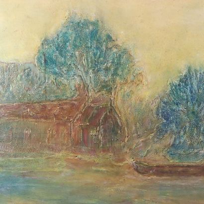 LD BJORN 
Landscape
Oil on canvas signed...