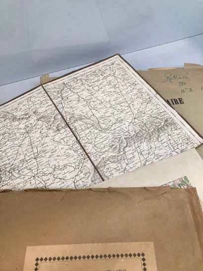 Set of books on the theme of military training,...