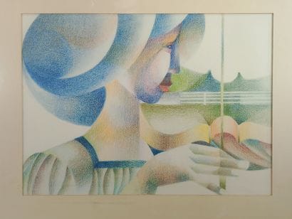 A pair of modern graphic works: 
20th-Century...