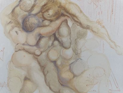 Salvador DALI 
Print on paper, likely from...