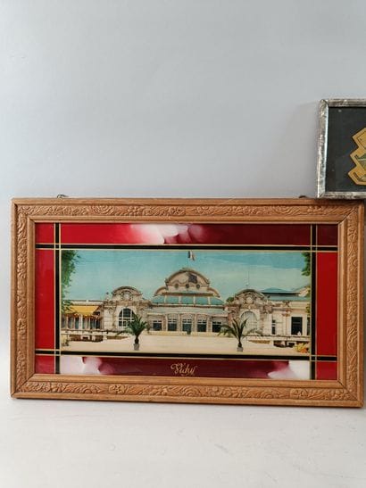 Set of three framed pieces, including:
-...
