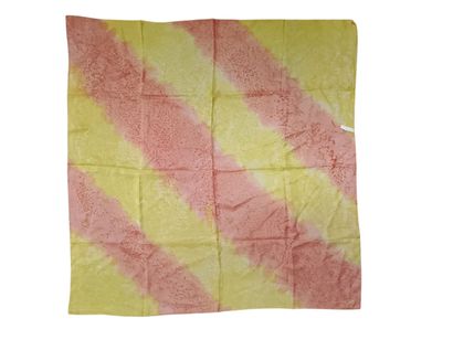 Set of nine scarves in silk, cotton, and...