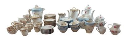 A 3-piece porcelain tea service set, comprising...