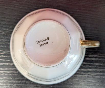 LIMOGES and Miscellaneous
Two sets of pearlescent...