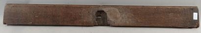 Wooden frieze panel carved with foliage and...