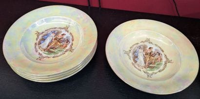 LIMOGES and Miscellaneous
Two sets of pearlescent...