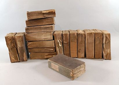 VOLTAIRE - Set of 17 volumes of the complete...