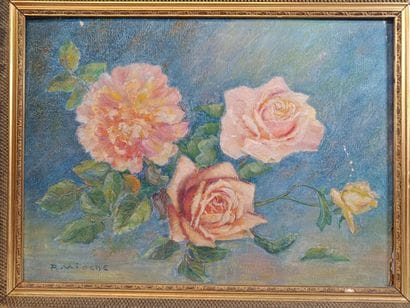 Set of six signed still lifes, including:
H....