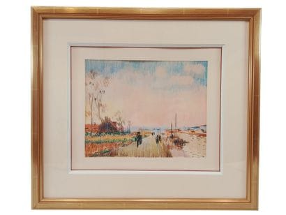Georges FERRO LAGRÉE (born 1941)
River bank
Pencil...
