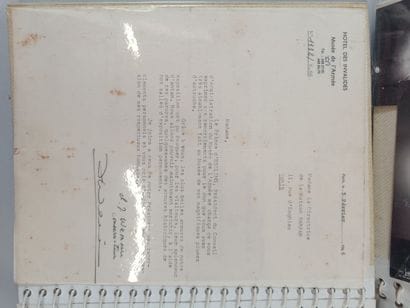 A collection of three photo albums from the...