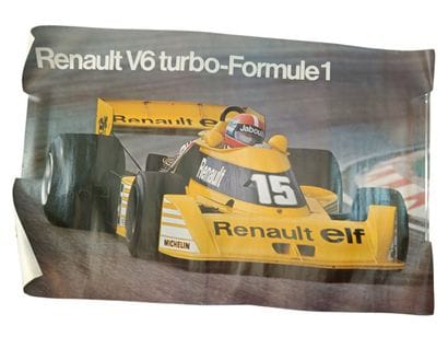 Small collection of posters featuring cars...