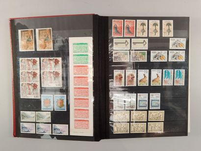 Suite of eight stamp albums, mainly Monaco...