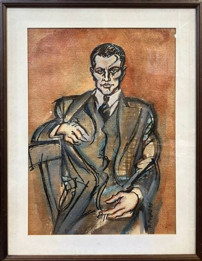 20th-Century School 
Portrait of Maiarovsky,...