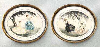 Charles NAILLOD (1876–1941)
Pair of oval-format...