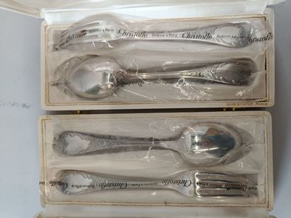 CHRISTOPHE - Beautiful silver-plated cutlery...
