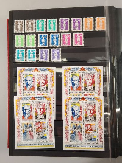 Suite of eight stamp albums, mainly Monaco...