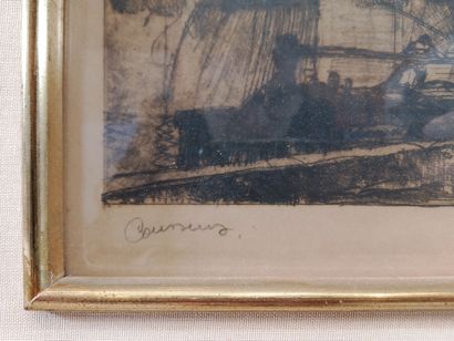 Armand COUSSENS (1881/1935)
Le pont neuf
Etching...