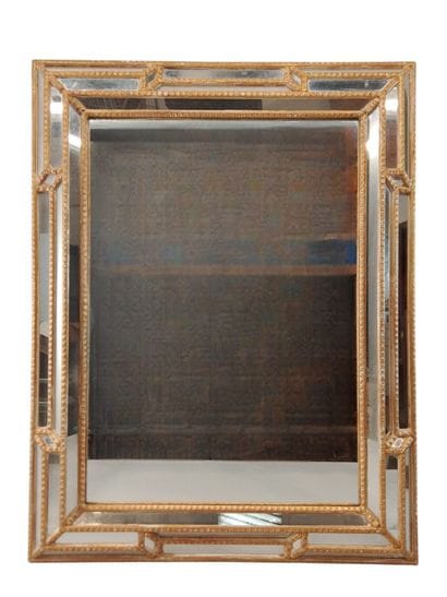 Rectangular mirror with glazing beads
H:...