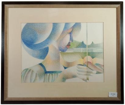 A pair of modern graphic works: 
20th-Century...