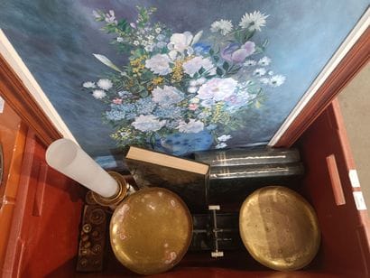 Lot consisting of a copper set, *Le Grand...