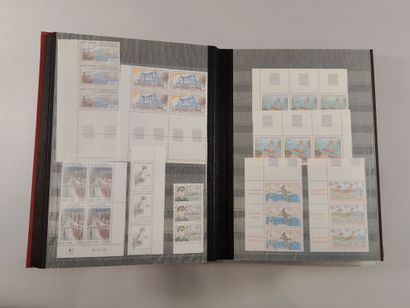 Suite of eight stamp albums, mainly Monaco...