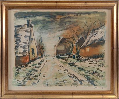 Maurice de VLAMINCK (1876–1958)
“Village...