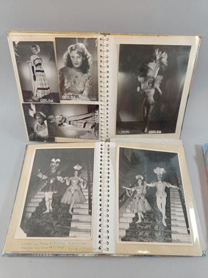 A collection of three photo albums from the...