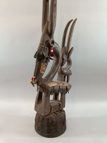 MALI - Chi Wara Headpiece 
Antelope made...