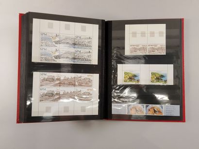 Suite of eight stamp albums, mainly Monaco...