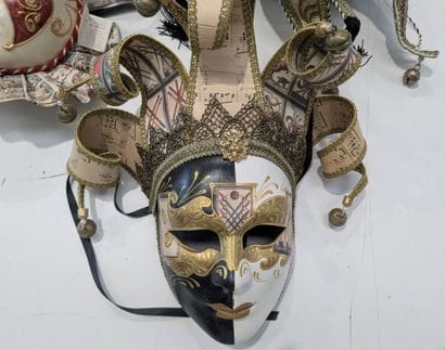 Set of three carnival masks 

Please request...