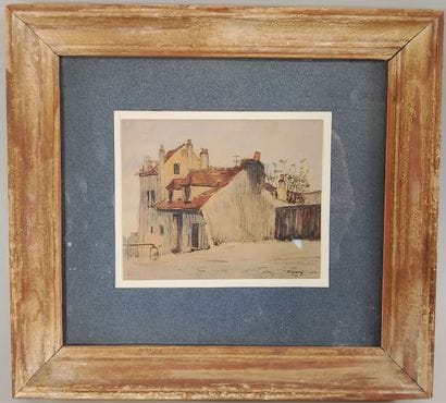 P. DAMS - 20th-Century School.
View of an...