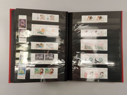 Suite of eight stamp albums, mainly Monaco...
