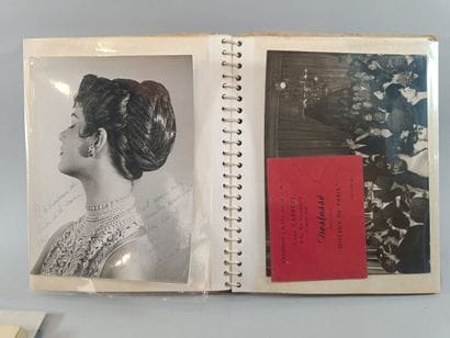 A collection of three photo albums from the...