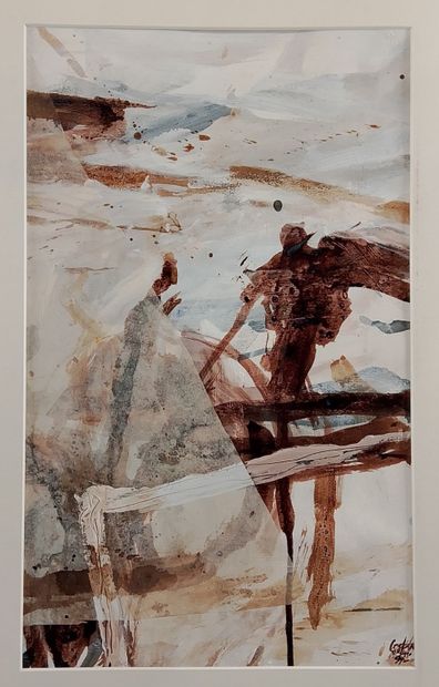 A series of three graphic works: 
- 20th-Century...